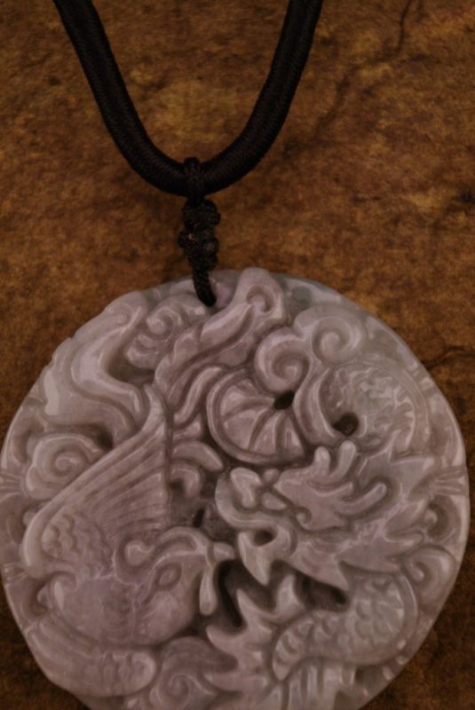 Jade Anhänger Weisser Drache 4