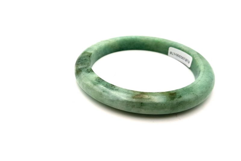 Jade-Armband Klasse A 5,8cm Grüne spotted 2