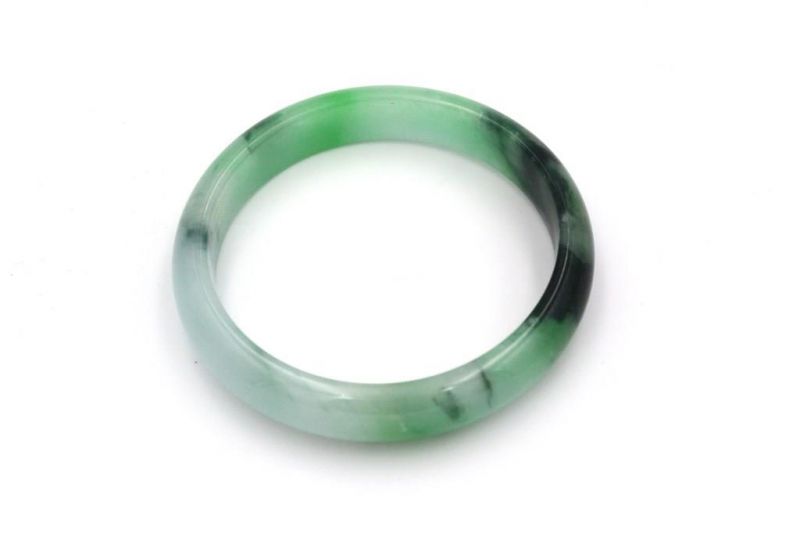 Jade-Armband - Klasse A 6 2cm - Grün Transparent 2