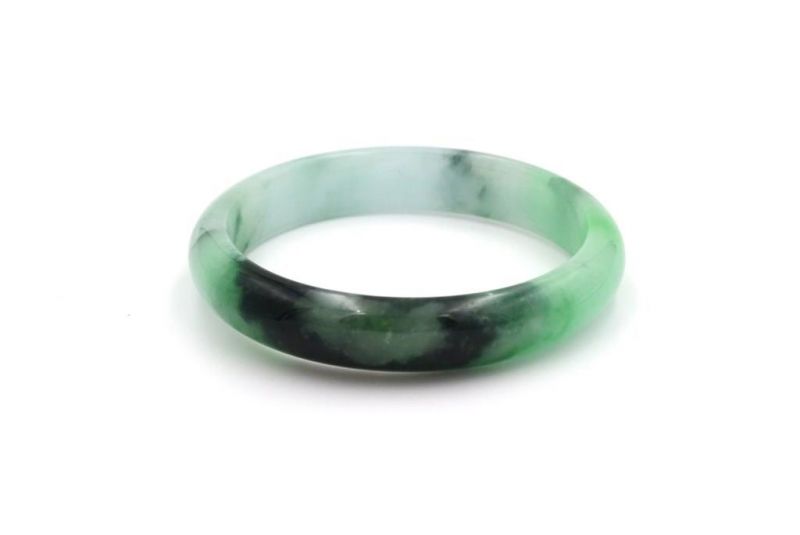 Jade-Armband - Klasse A 6 2cm - Grün Transparent 3