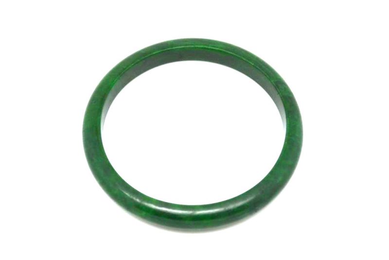 Jade-Armband - Klasse A - 6 cm - Grün 2