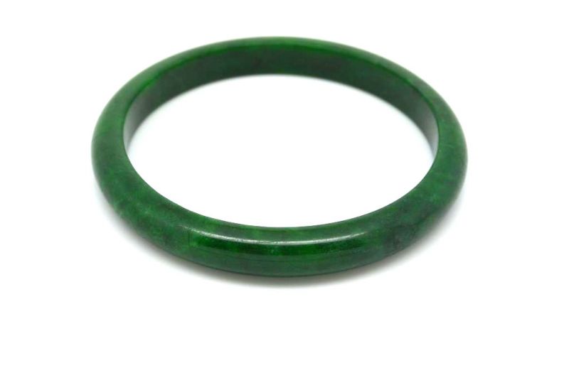 Jade-Armband - Klasse A - 6 cm - Grün 4