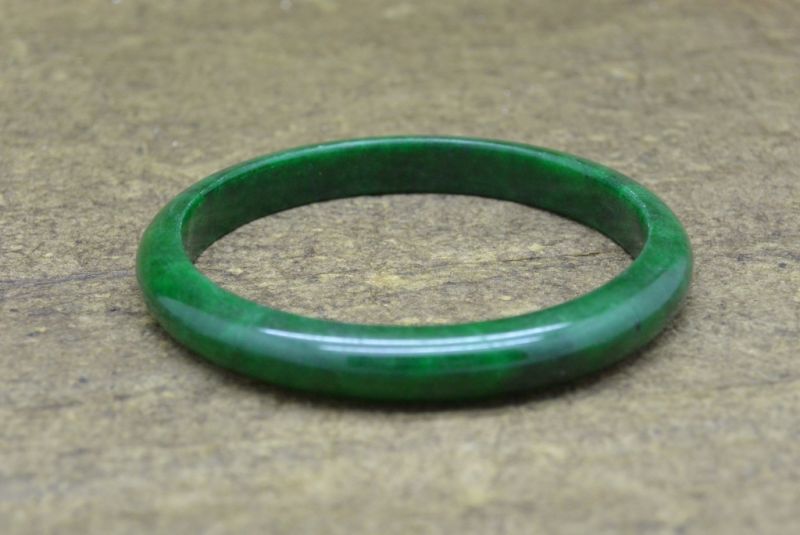 Jade-Armband Klasse A 6,0 cm Dünn 5