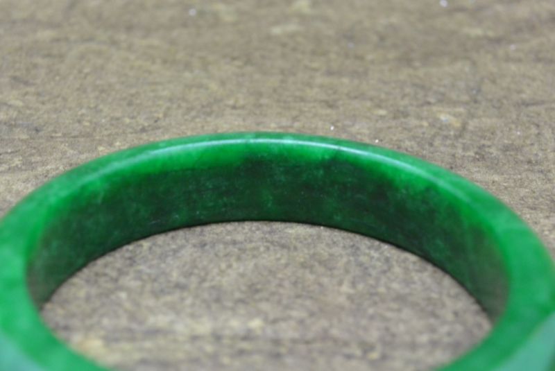 Jade-Armband Klasse A 6,2cm Durchscheinende grüne 5