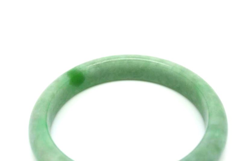 Jade-Armband Klasse A Apfelgrün 6 1 3