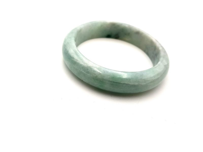 Jade-Armband Klasse A Apfelgrün 3