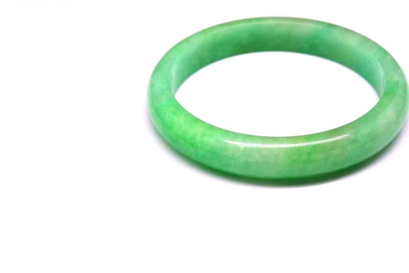 Jade-Armband Klasse A Apfelgrün 4