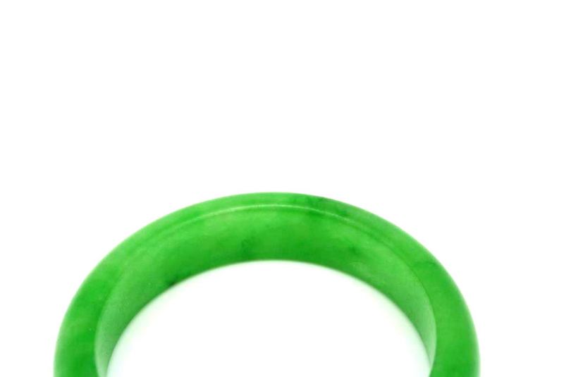 Jade-Armband Klasse A Durchscheinend Grün 5 5cm 3