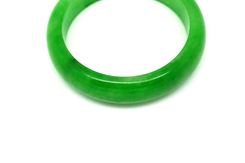 Jade-Armband Klasse A Durchscheinend Grün 5 5cm 5