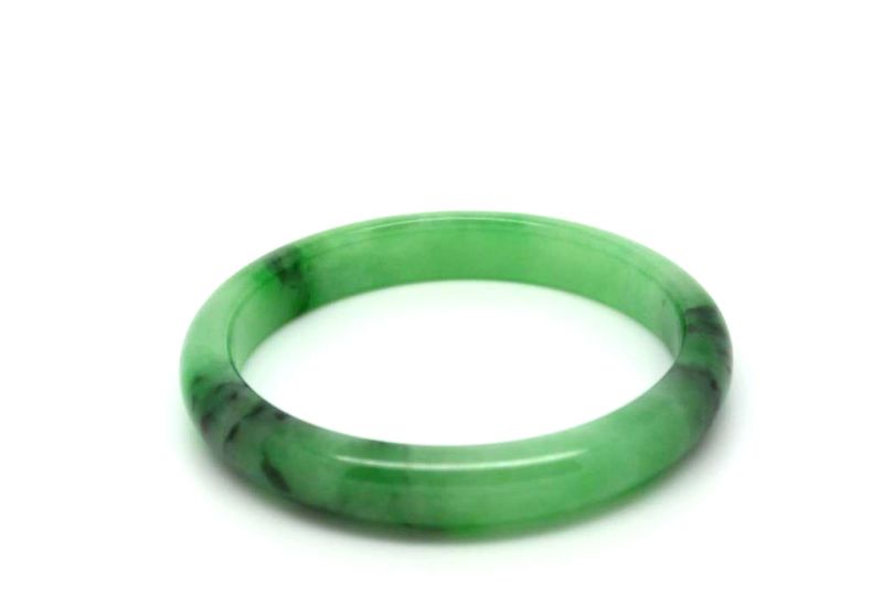 Jade-Armband Klasse A Durchscheinend Grün 5 95 3