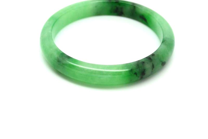 Jade-Armband Klasse A Durchscheinend Grün 5 95 5