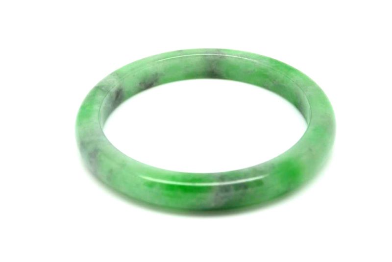 Jade-Armband Klasse A Grün 5 8cm 2