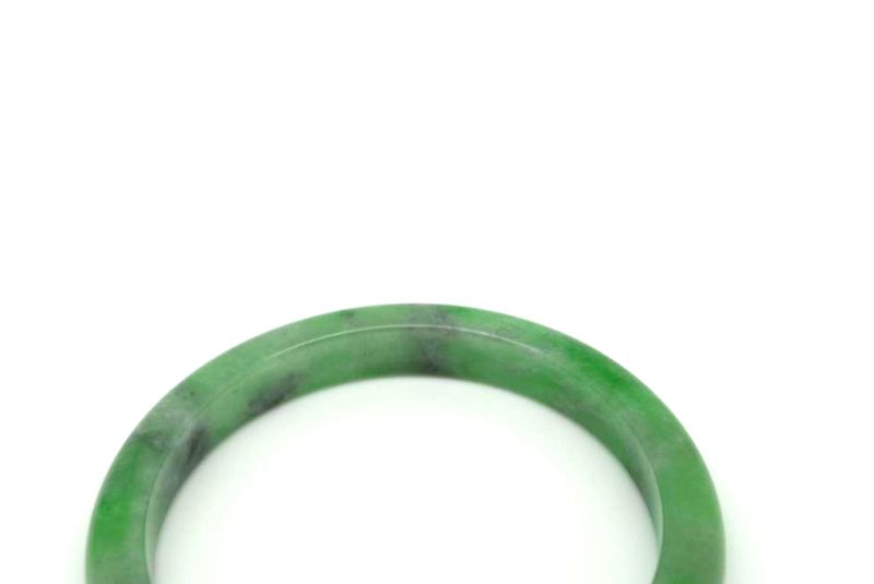 Jade-Armband Klasse A Grün 5 8cm 3