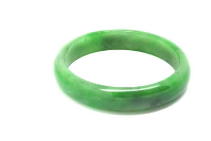Jade-Armband Klasse A Grün 5 9cm 3