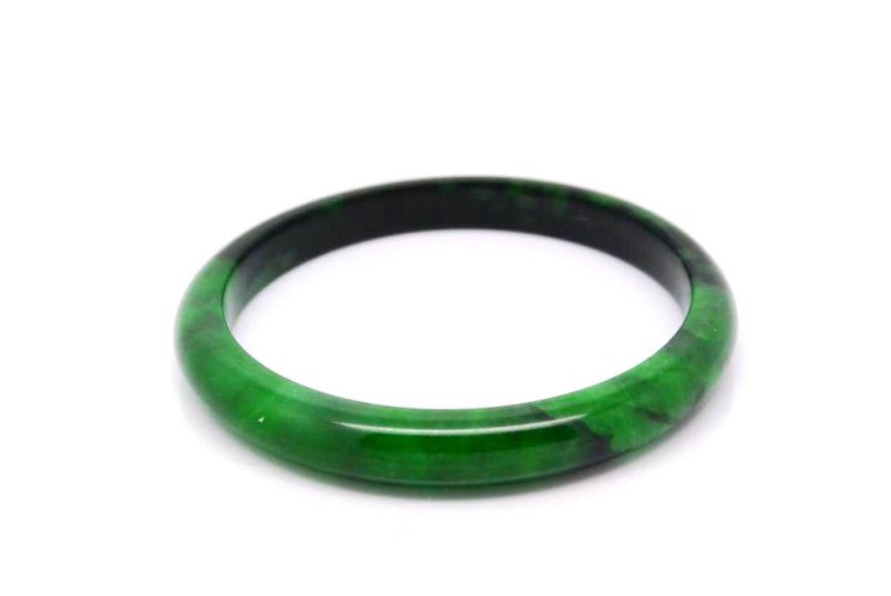 Jade-Armband Klasse A Grün Dunkelgrün 3