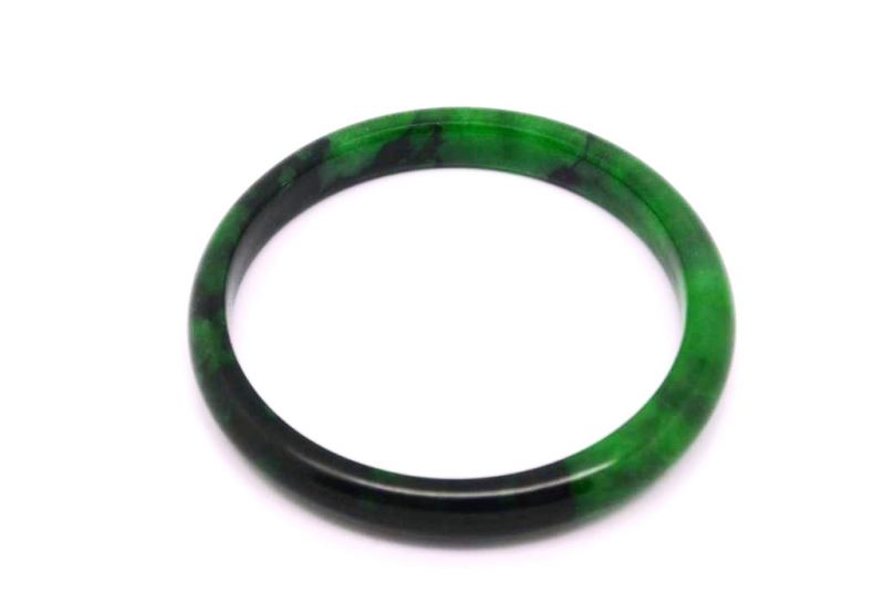 Jade-Armband Klasse A Grün Dunkelgrün 4