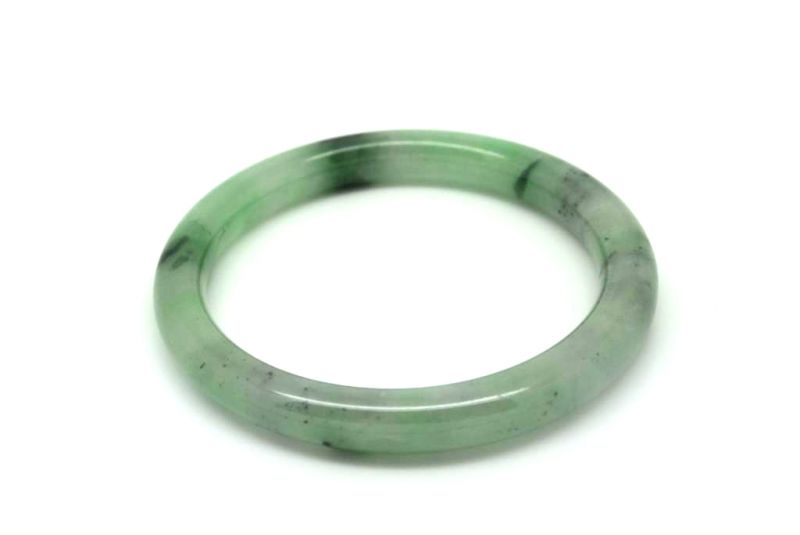 Jade-Armband Klasse A Grün Transparent 5 55cm 3