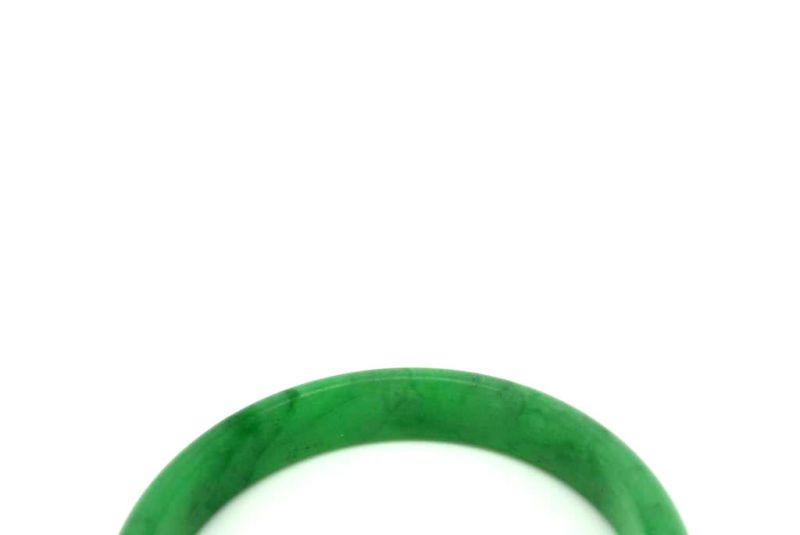 Jade-Armband Klasse A Grün Transparent 5 6cm 3