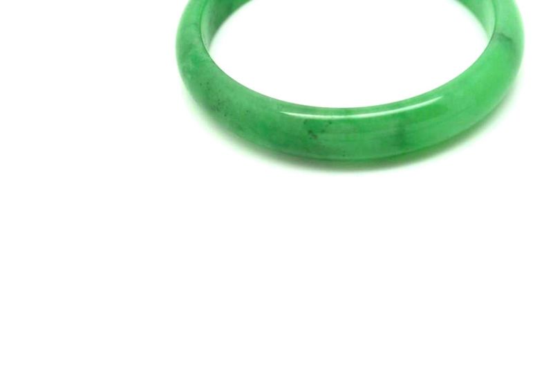 Jade-Armband Klasse A Grün Transparent 5 6cm 5
