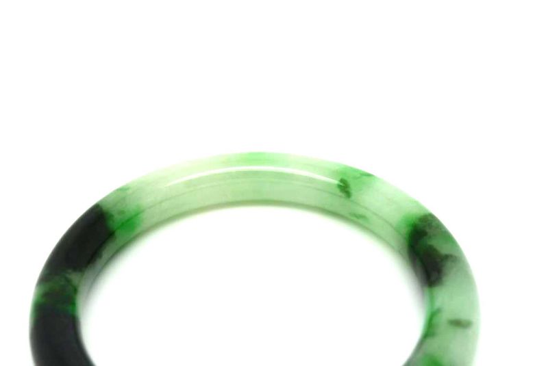 Jade-Armband Klasse A Grün Transparent 5 6cm 5