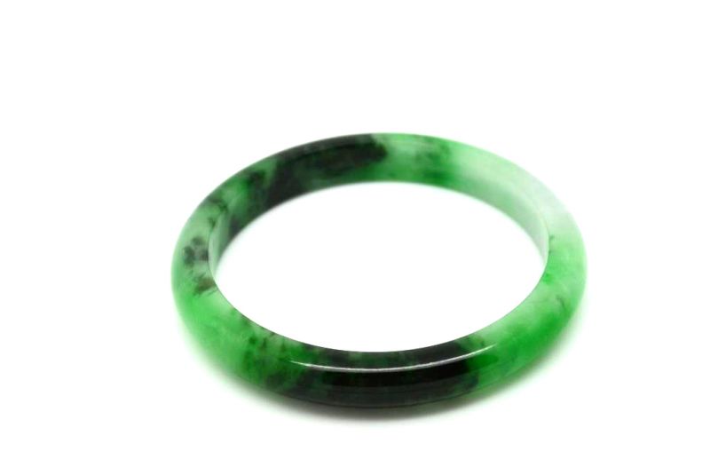 Jade-Armband Klasse A Grün Transparent 5,85 4