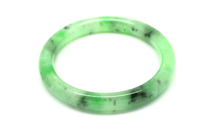 Jade-Armband Klasse A Grün Transparent 6 3cm 4