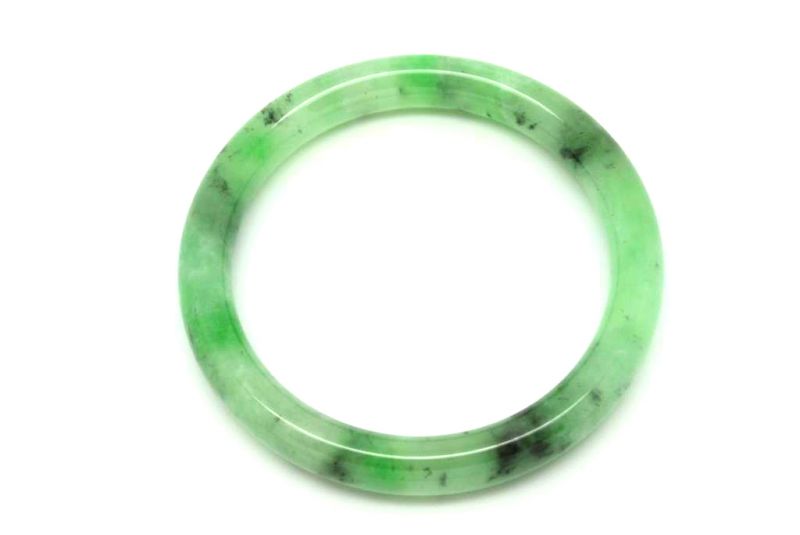 Jade-Armband Klasse A Grün Transparent 6 3cm 5