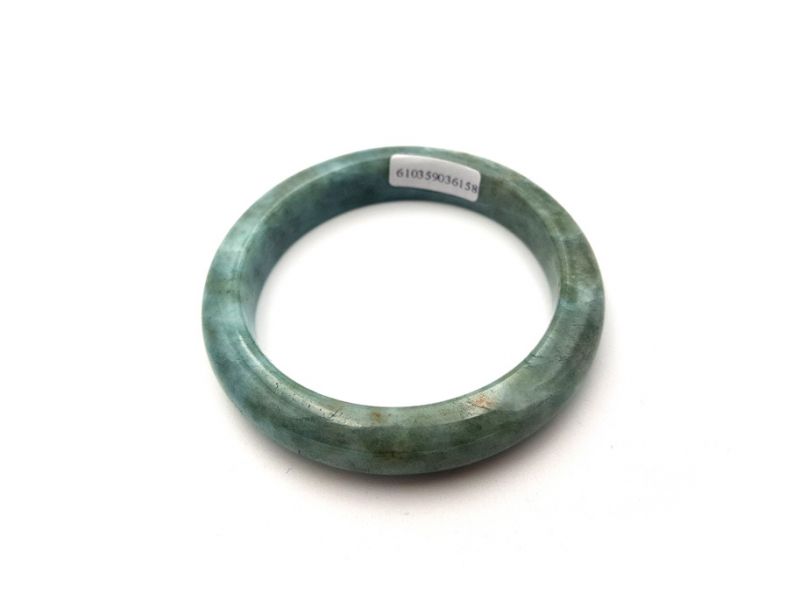 Jade-Armband Klasse A Grün und Dunkelgrün 2