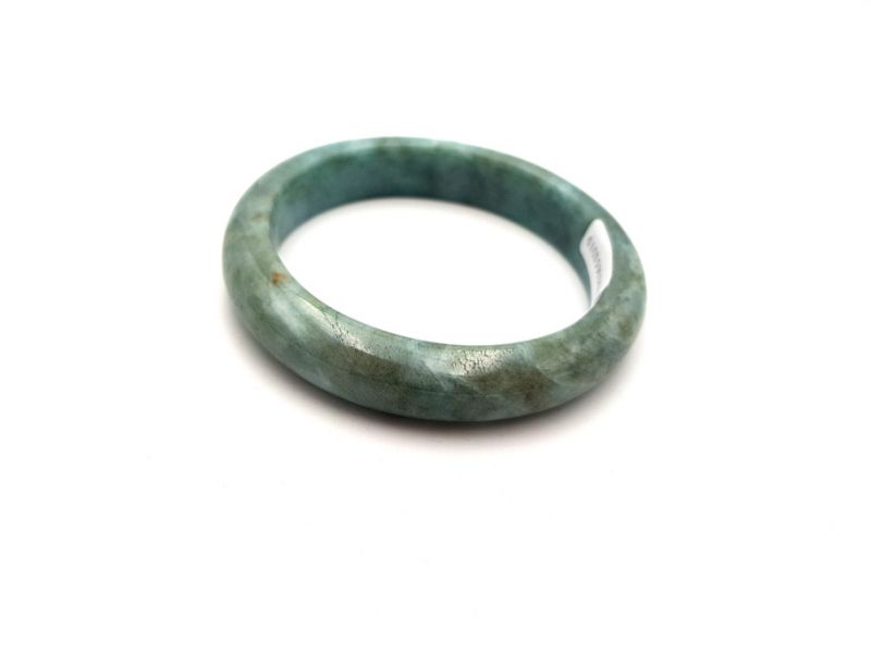 Jade-Armband Klasse A Grün und Dunkelgrün 3