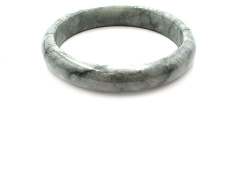 Jade-Armband Klasse A Grün und Dunkelgrün 2