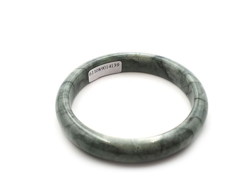 Jade-Armband Klasse A Grün und Dunkelgrün 3