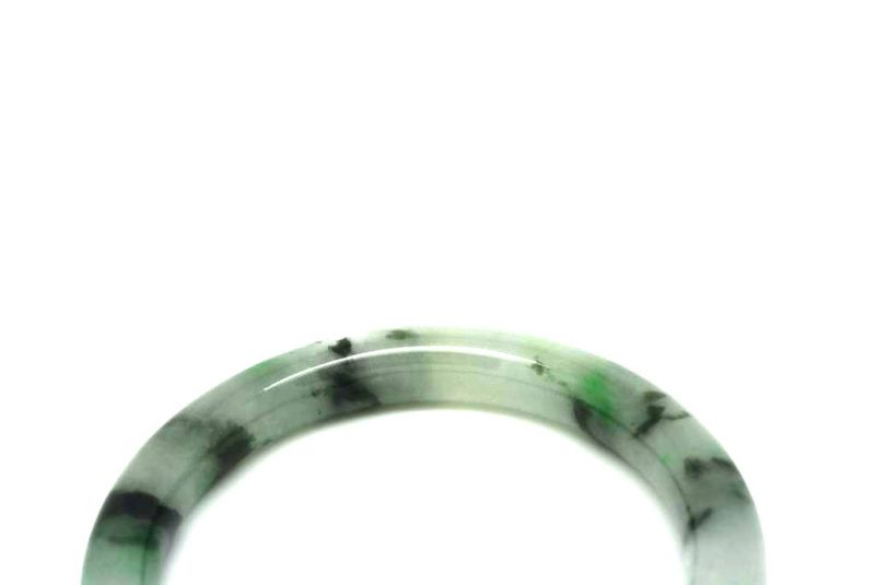 Jade-Armband Klasse A Grüne spotted 5 7cm 4