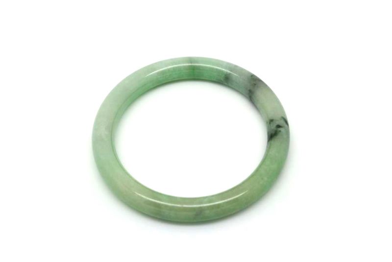 Jade-Armband Klasse A Grüne spotted 5 8 5