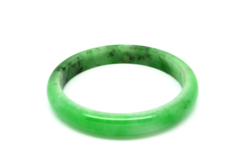 Jade-Armband Klasse A Grüne spotted 5 8 4