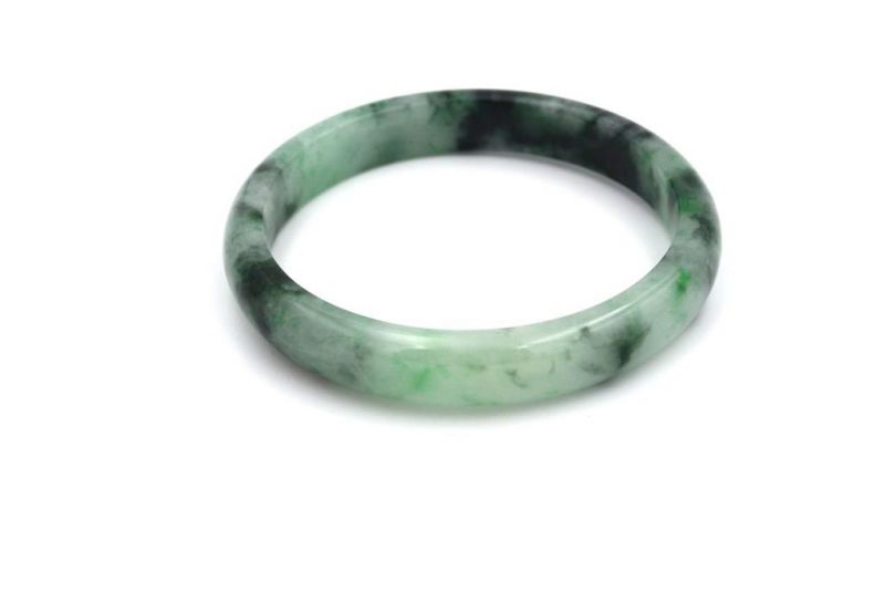 Jade-Armband Klasse A Grüne spotted 2