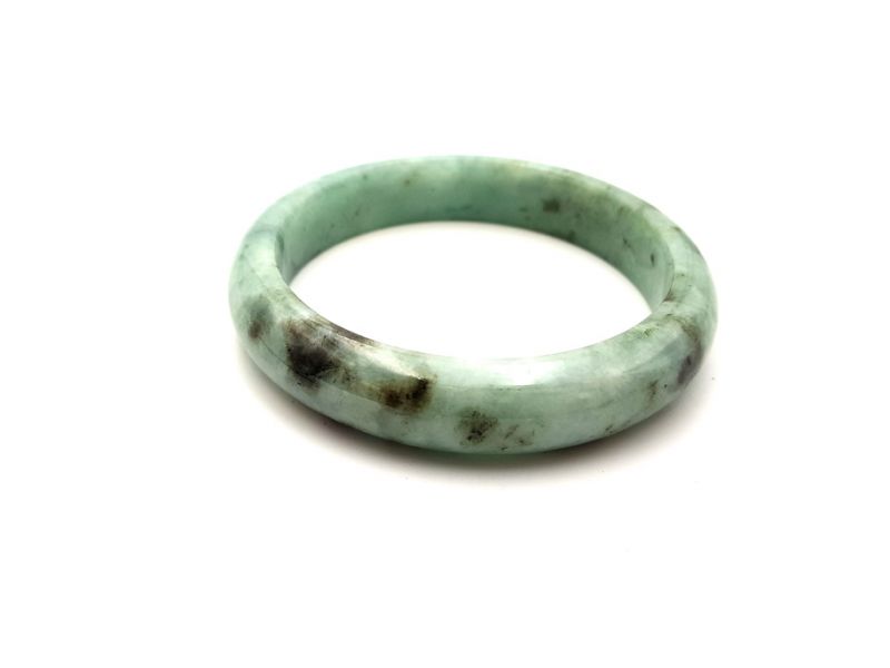 Jade-Armband Klasse A Grüne spotted 2