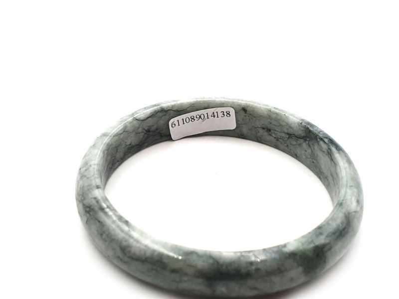 Jade-Armband Klasse A Grüne spotted 3