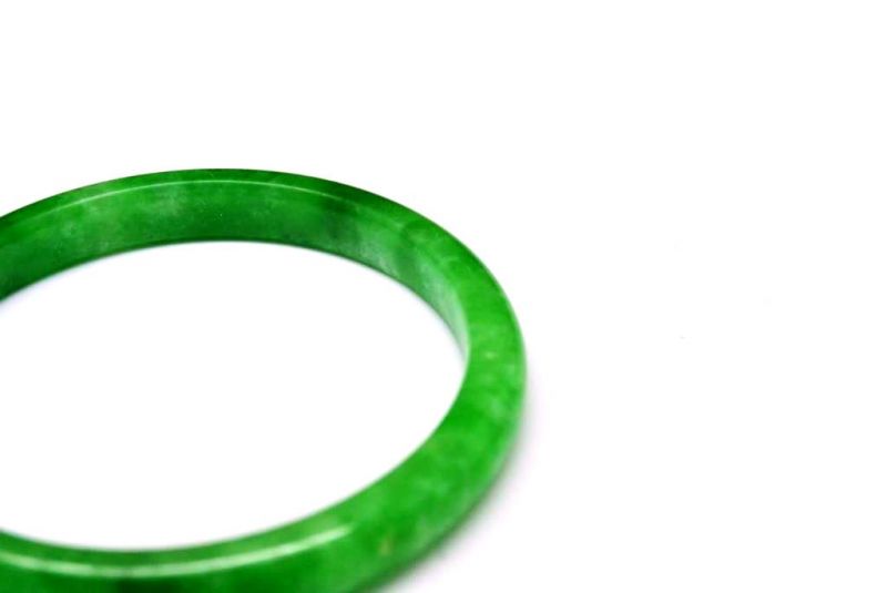 Jade-Armband Klasse A Grüne spotted 2