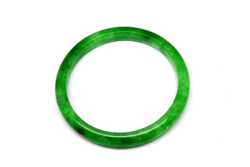 Jade-Armband Klasse A Grüne spotted 4