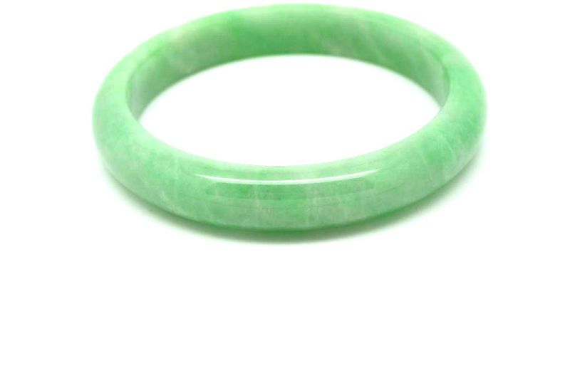 Jade-Armband Klasse A Hellgrün 6 2cm 4