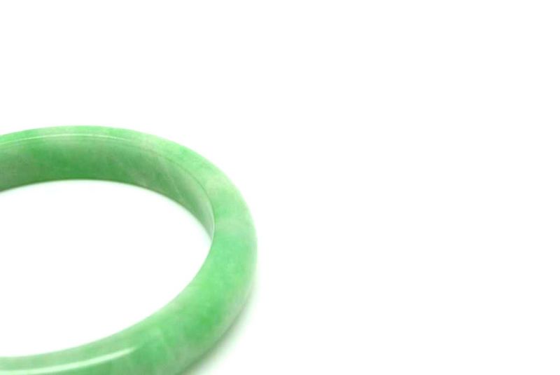 Jade-Armband Klasse A Hellgrün 6 2cm 5