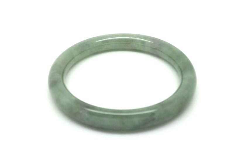 Jade-Armband Klasse A Hellgrün 6 2cm 2
