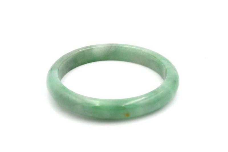 Jade-Armband Klasse A Hellgrün 2