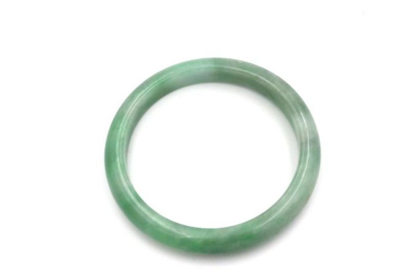 Jade-Armband Klasse A Hellgrün 3