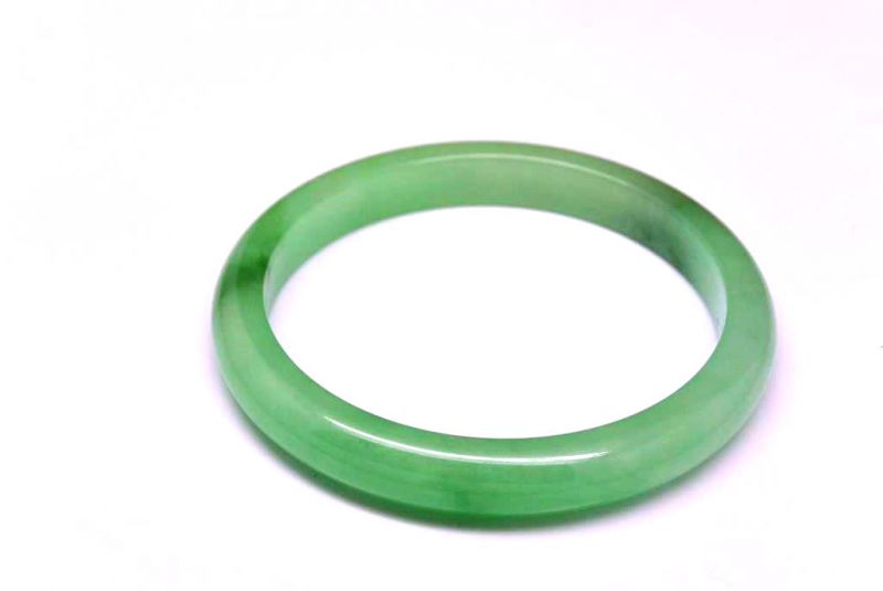 Jade-Armband Klasse A Hellgrün 2