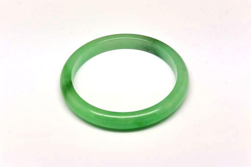Jade-Armband Klasse A Hellgrün 3