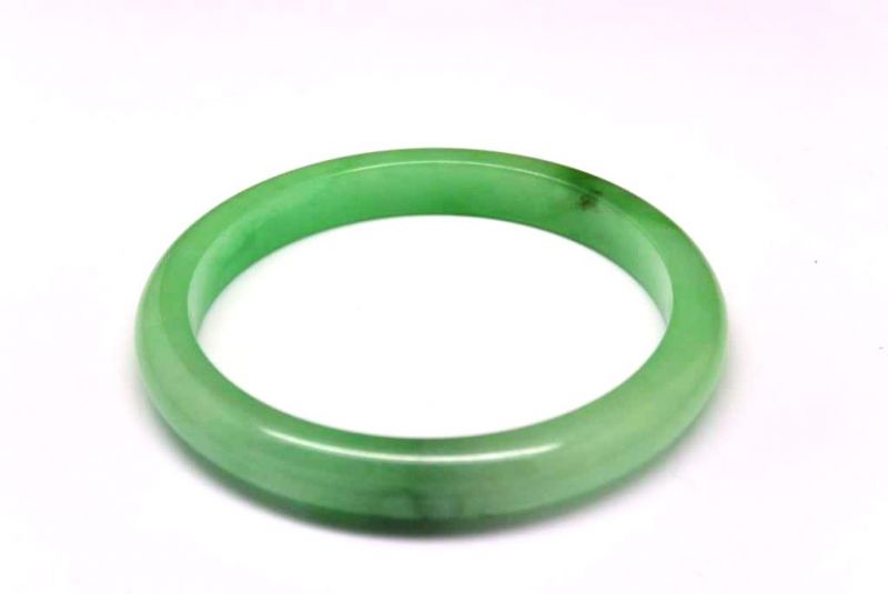 Jade-Armband Klasse A Hellgrün 4