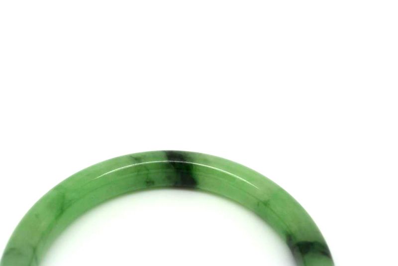 Jade-Armband Klasse A Hellgrün Transparent 5 9cm 5