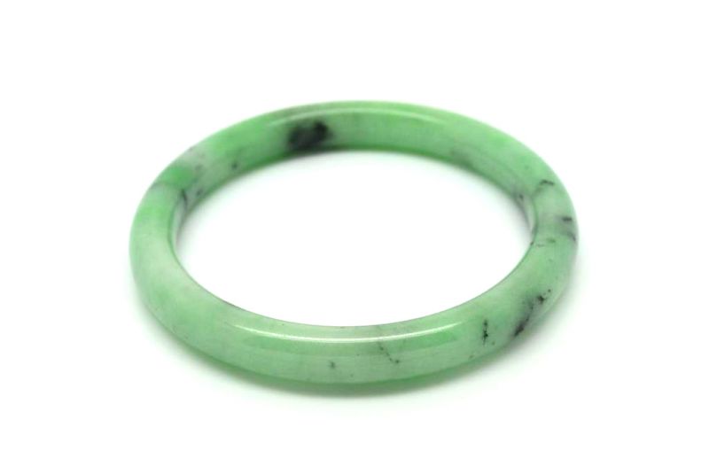 Jade-Armband Klasse A Hellgrün Transparent 6 2cm 2