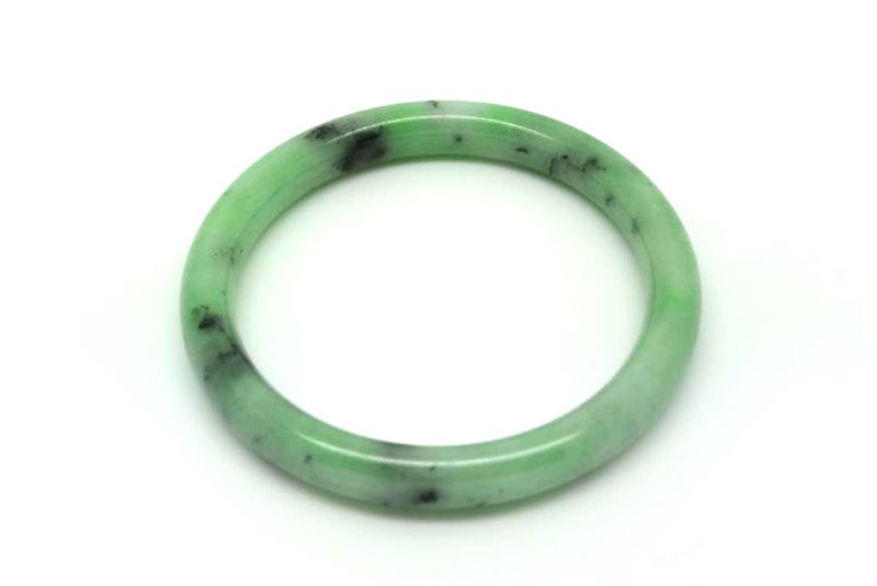 Jade-Armband Klasse A Hellgrün Transparent 6 2cm 4